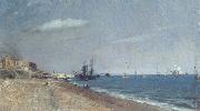 Brighton Beach,with colliers John Constable